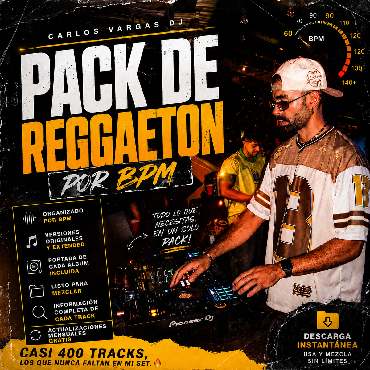 PACK DE REGGAETON POR BPM